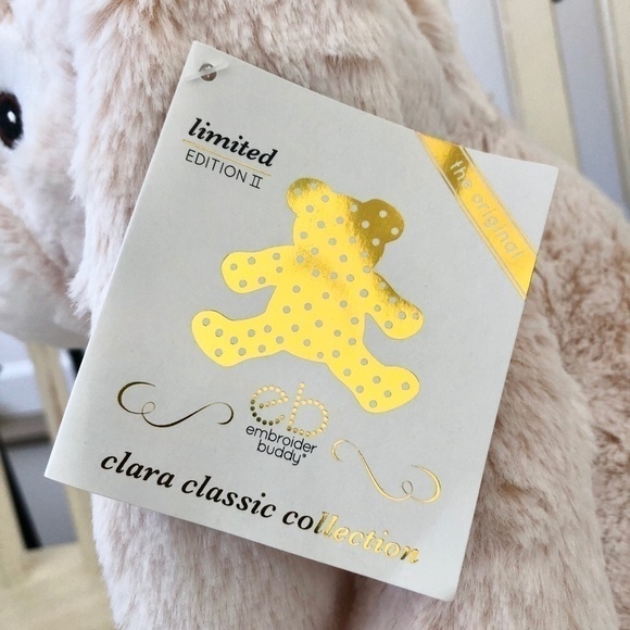 Embroider Buddy, Stuffed‎ Plush Bunny,, Embroider and Personalize, New with Tags - Picture 6 of 10